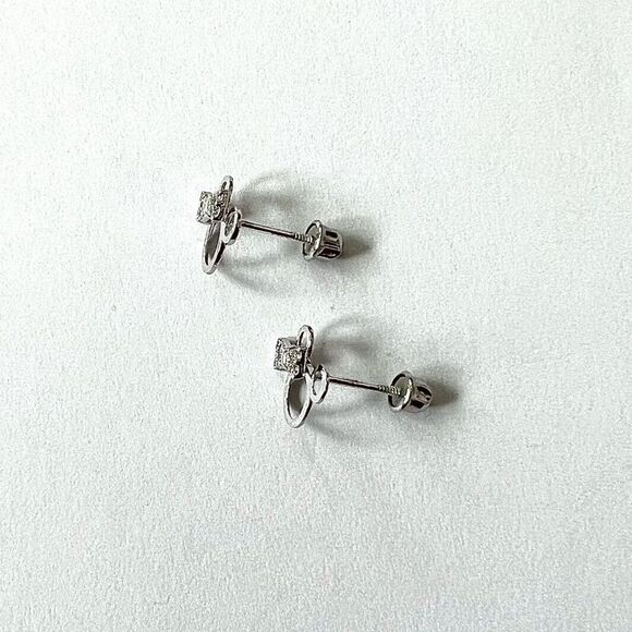 14k Solid gold Mouse earrings | Mouse stud earrings | Real Gold Stud earrings | - Picture 7 of 7